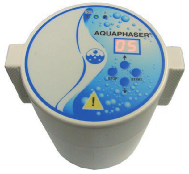 Aquator-Bath Ionizer-Silver-Mini-ptv-kl-Aquaphaser-Lid